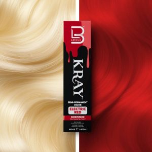 Level 3 Electric Red Semi Permanent färg Tube 100 ML